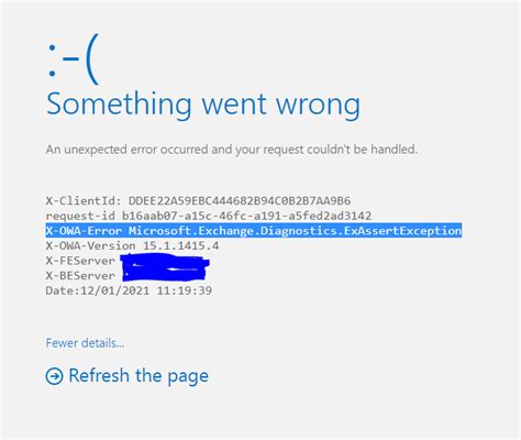 x-owa error|x owa error 500.